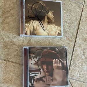 DO NOT BUY - reserved for @timabuys - Taylor Swift Fearless and Red signed